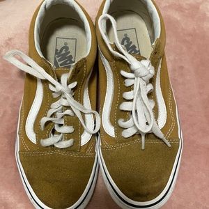 Mustard color Vans